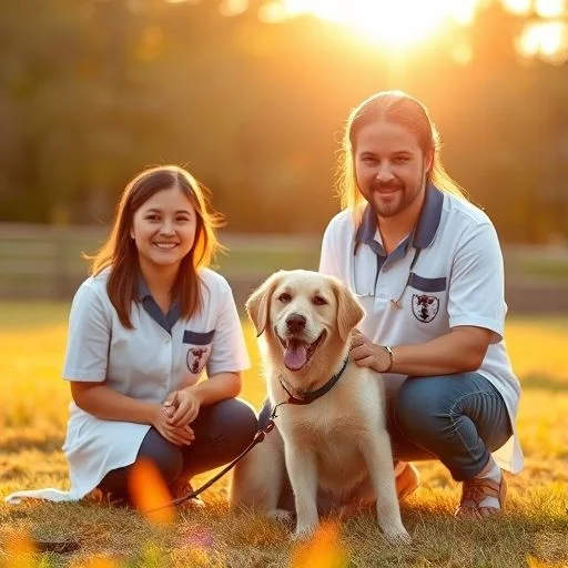A conceptual, abstract illustration of a regal German Shepherd's profile, minimalist and geometric, representing leadership and expertise.